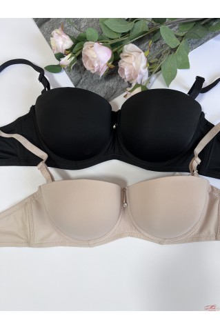 Гладкий бюстгальтер балконет із пуш-ап Onita de Mas 9927